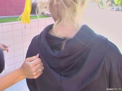 Blasen, Spermaladung, Hundestellung