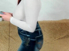 アナル, 美女, デカパイ, オナニー, 赤毛, 一人, おもちゃ, ウェブカメラ