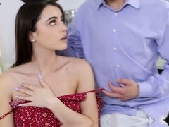 Amerikanisch, Grosser arsch, Grosser schwanz, Blasen, Paar, Spermaladung, Familie, Abendanzug