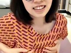 素人, アジア人, 中国人, 淫乱熟女, 一人, おもちゃ, ウェブカメラ, 妻