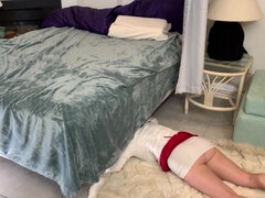 Stepmom Gets Banged While Stuck Under The Bed
