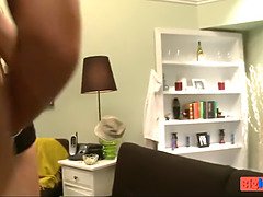 Zwart, Lul, Huisgemaakt, Masturbatie, Moeder die ik wil neuken, Natuurlijke tieten, Klein, Tieten likken