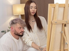 18 jahre, Asiatisch, Arsch, Grosser schwanz, Blasen, Hundestellung, Jungendliche (18+), Titten