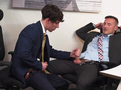 Office dudes take a break through anal breaking