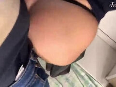 Hot Russian wife FeralBerryy cheats on hubby with his friend while he's at the store - Amateur blonde with tan lines