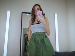 Blondine, Braunhaarige, Frau, Hd, Masturbation, Pornostars, Öffentlich, Solo