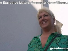 Behind the Scenes with Horny Cougars Eva Tittie & Yvette Moore at GrandMams