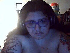 BBW masturbating