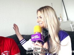 Grote mammen, Bruinharig, Europees, Duits, Hardcore, Realiteit, Tieten likken