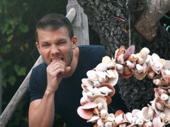 69, ブロンド, 茶髪の, エロティック, ハードコア, レズビアン, アウトドア, タトゥー