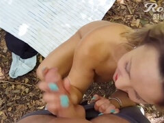 Orgasme, De plein air, Public