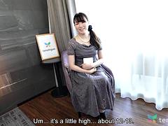 アジア人, デカパイ, フェラチオ, ぽちゃ, 巨大, 日本人, オッパイの, おもちゃ