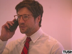 In den arsch, Blasen, Spermaladung, Doppelpenetration, Erotisch, Hd, Lingerie, Flotter dreier