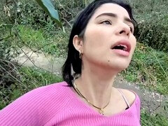 Cum on face, dirty talk, small tits