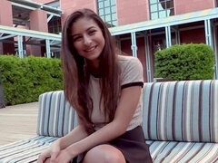 18 ans, Cul, Grosse bite, Brunette brune, Queue, Masturbation, Seins naturels, Pov