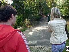 Amateur, Rubia, Madres para coger, Al aire libre, Trio