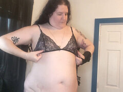 Wohlbeleibte schöne frauen, Grosser arsch, Lingerie