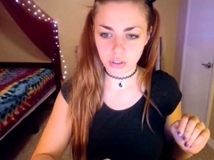 Amateur, Cul, Masturbation, Nue, Rousse roux, Solo, Adolescente, Webcam