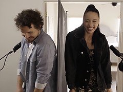 超カワイイ, ベッドルーム, フェラチオ, 女, なめる, 小柄, オマンコ, ティーン