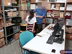 Asiatisch, Hinterzimmer, Geschnappt, Hardcore, Hd, Polizei, Bestrafung, Realität