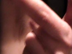 Fingers under foreskin
