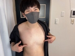 Schattig, Japaans, Masturbatie, Tepels, Orgasme