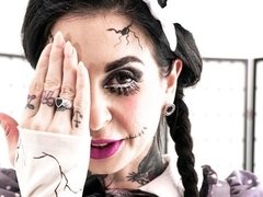 Kont, Zwart, Pijpbeurt, Handbeurt, Hardcore, Interraciaal, Kousen, Tatoeage