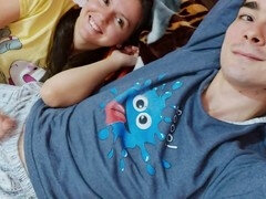 18, アメリカ人, デカ尻, 彼氏, 兄弟, 中出し, 小柄, オマンコ