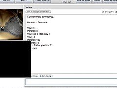 chatroulette Horny girl with nice boobs and mastobation