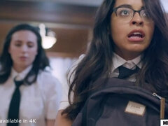 茶髪の, チン, 家族, 女 人男 人, 眼鏡, ハードコア, オマンコ, オッパイの