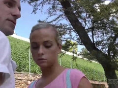 Enthousiasteling, Blond, Pijpbeurt, Stel, Man die toekijkt, Openbaar, Realiteit, Vrouw