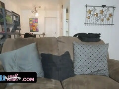 ブロンド, バック, Hd, キッチン, 小人, 小柄, 剃毛, ティーン