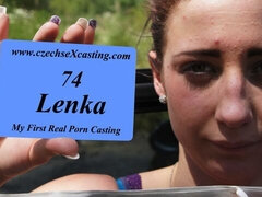 Lenka's big cock movie