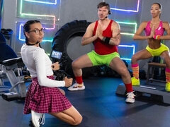 Lia Lin and Mini Mitzix's firm ass action by SexyHub