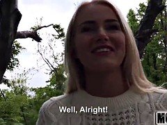 アナル, 舐める尻, 美女, ブロンド, アウトドア