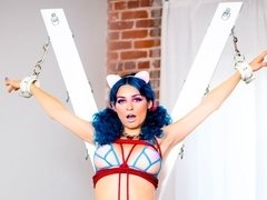 デカ尻, デカパイ, ボンデージ, キス, レズビアン, なめる, 淫乱熟女, オマンコ