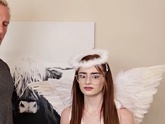 Tussi, Grosser schwanz, Spermaladung, Süss, Fetisch, Hardcore, Pov, Titten