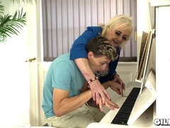 Mooie dikke vrouwen, Sperma, Omie, Hardcore, Rijpe lesbienne