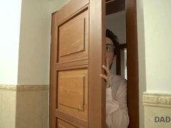 Rubia, Novio, Atrapados, Papá, Europeo, Hd, Ducha, Adolescente