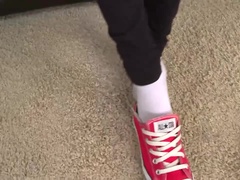 Brunette brune, Femelle, Fétiche, Fétiche des pieds, Hd, Solo