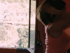 Strand, Pijpbeurt, Frans, Natuurlijke tieten, Buiten, Openbaar, Kut duiken, Tieten likken