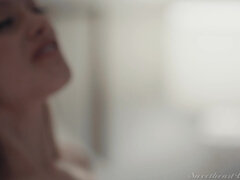 ベッドルーム, ブロンド, カワイイ, キス, なめる, オマンコ, 姉妹, スパンキング