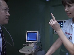 Anal, Asiático, Mamada, Morena, Grupo, Peludo, Japonés, Enfermera