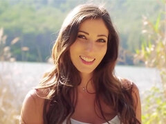 Минет, Грязь, На природе, Молоденькие, Сиськи