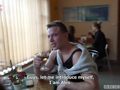 Rubia, Morena, Pareja, Checa, Lamidas, Dinero, Público, Tatuaje