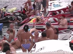 素人, 茶髪の, 大学生, 裸, パーティ, 公共, 生徒, オッパイの