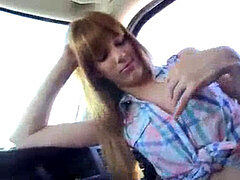 18 летние, Любители, Анальный секс, В машине, Семяизвержение, Подружка, Домашнее видео