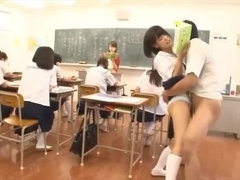 アジア人, フェラチオ, 大学生, 女, フィストファック, グループ, オーガズム, 公共