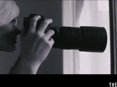 Watch her big natural tits bounce as she masturbates in public - Stella cardo