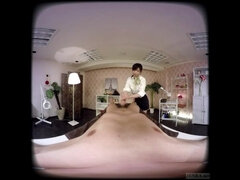 Dreidimensional, Asiatisch, Blasen, Braunhaarige, Cfnm, Hd, Pov, Realität